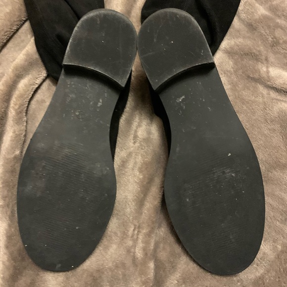 Thigh-High Suede Boots - Picture 4 of 5